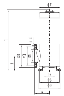 Клапан высоковакуумный демпфирующий электромагнитный GDC-J50A